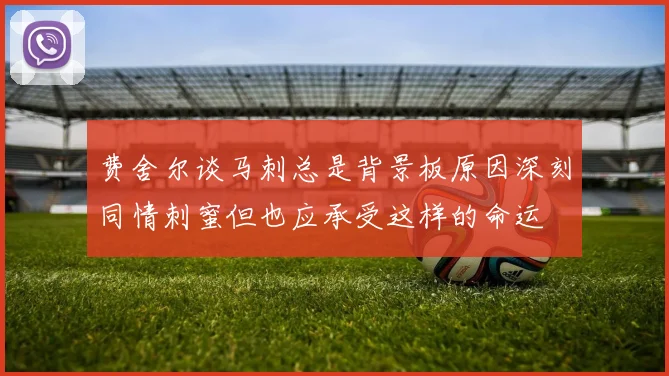 费舍尔谈马刺总是背景板原因深刻同情刺蜜但也应承受这样的命运